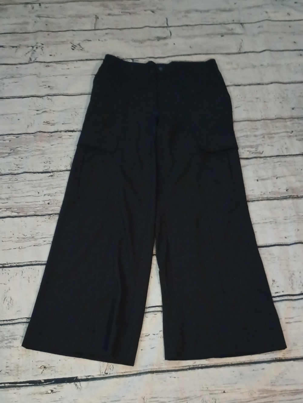 Athleta Black Chelsea Wide Leg Pants 4